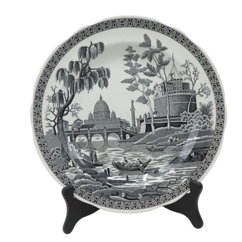 SPODE Archive Collection Georgian Series ROME Plate Underglaze Print